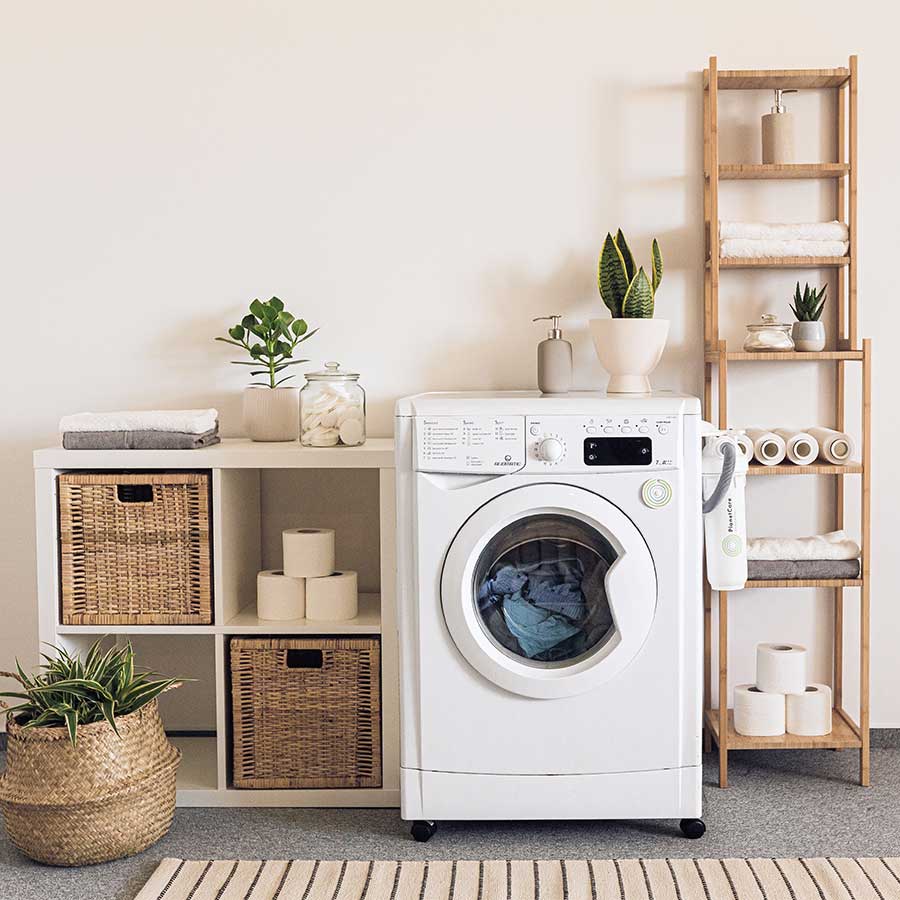 laundry-room-featuring-shelves-storage-washer-dryer