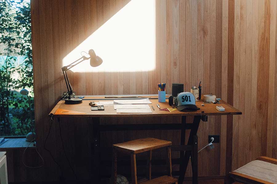home-office-multi-functional-space-wood-panneling-natural-light