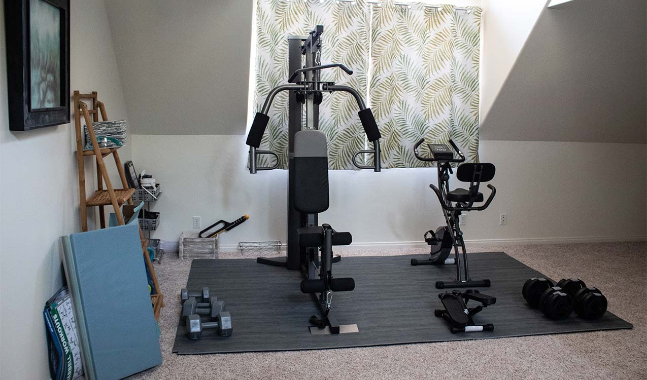 clean-organized-home-gym-minimal-space | The Personal Helpers