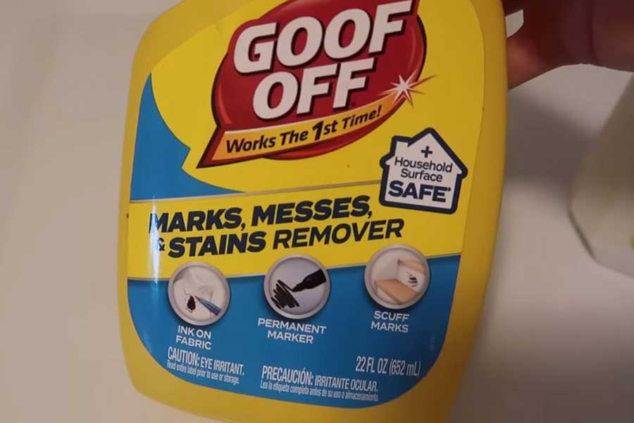 Goof off: Products for removing stickers and residues from fabric