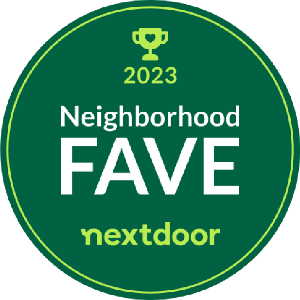 Winner of 2023 Neighborhood Fave from nextdoor