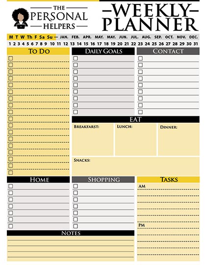 The light style daily planner