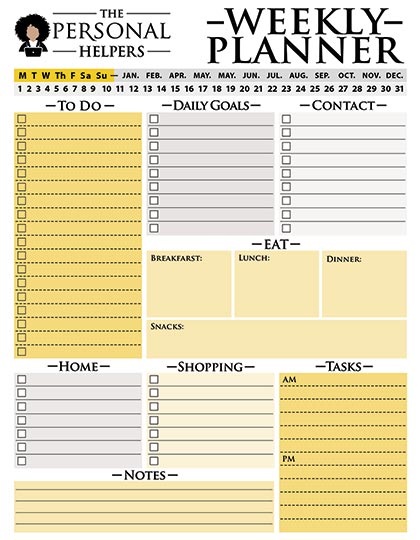 The light style daily planner